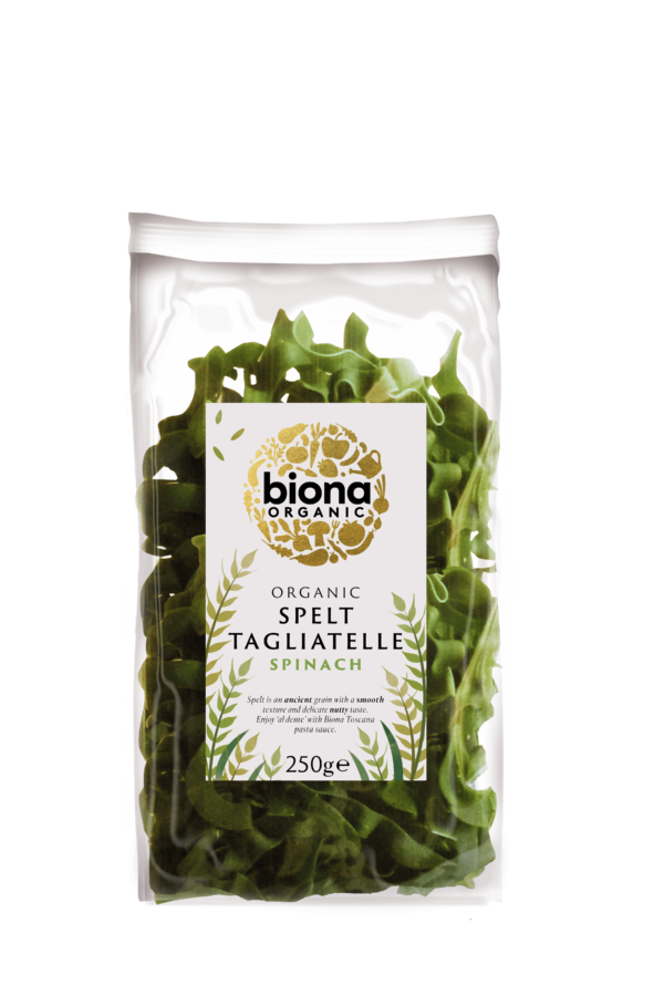 Tagliatelle din spelta cu spanac eco 250g Biona