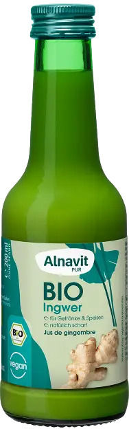 Suc de ghimbir bio 200ml Alnavit