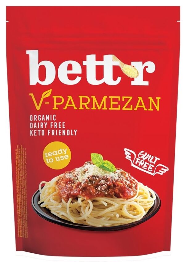 V-parmezan inlocuitor de parmezan, bio, vegan 150g, Bettr
