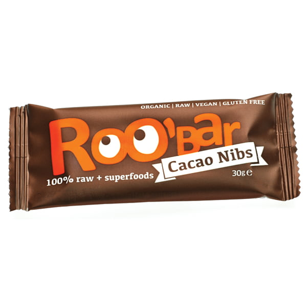 Baton Roobar cacao miez + migdale raw eco 30g