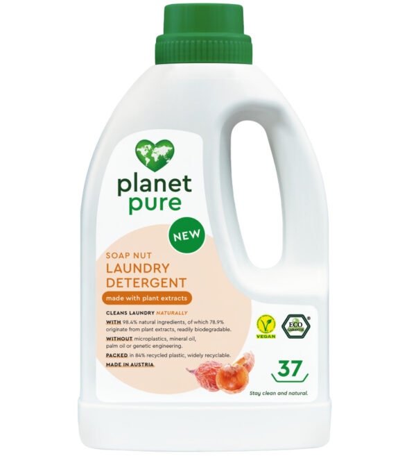 Detergent bio lichid pentru rufe - nuci de sapun - 1.48 litri
