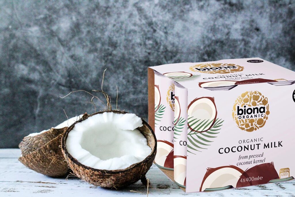 Lapte de cocos la conservă