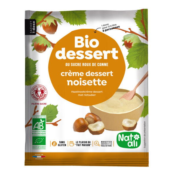 Desert crema cu alune de padure