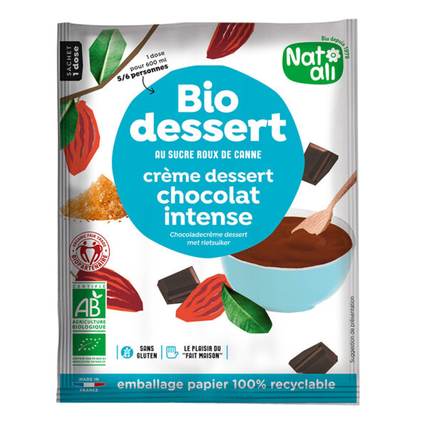 Desert crema cu ciocolata intense