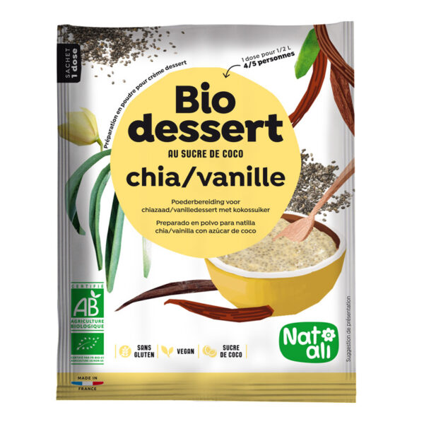 Desert cu chia si vanilie