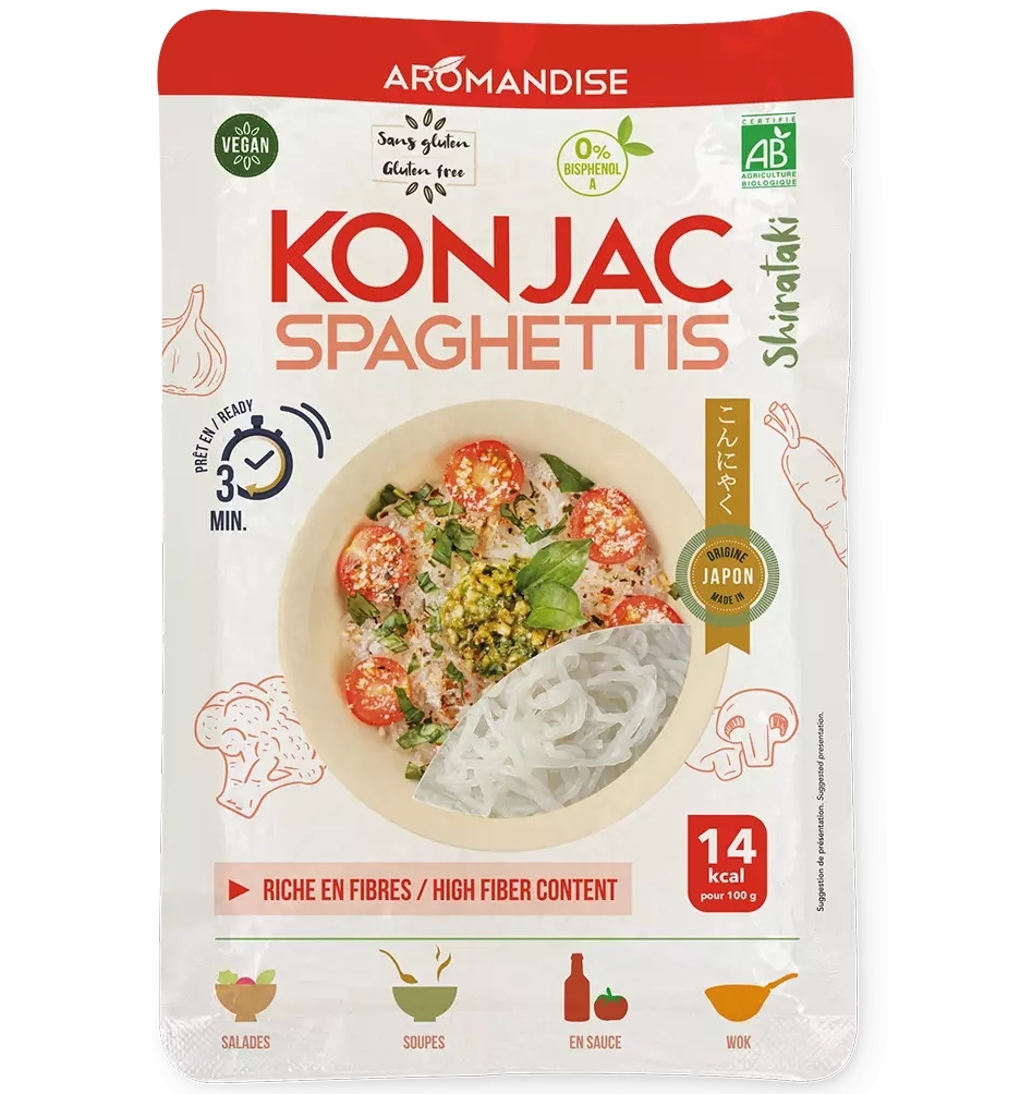 Spaghetti konjac bio 180g