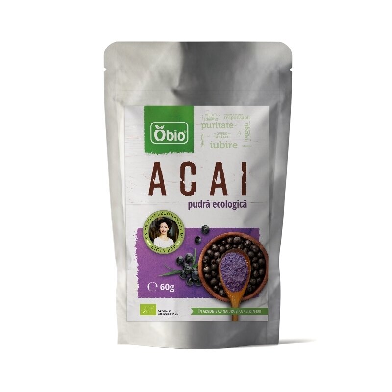 Acai pulbere raw bio