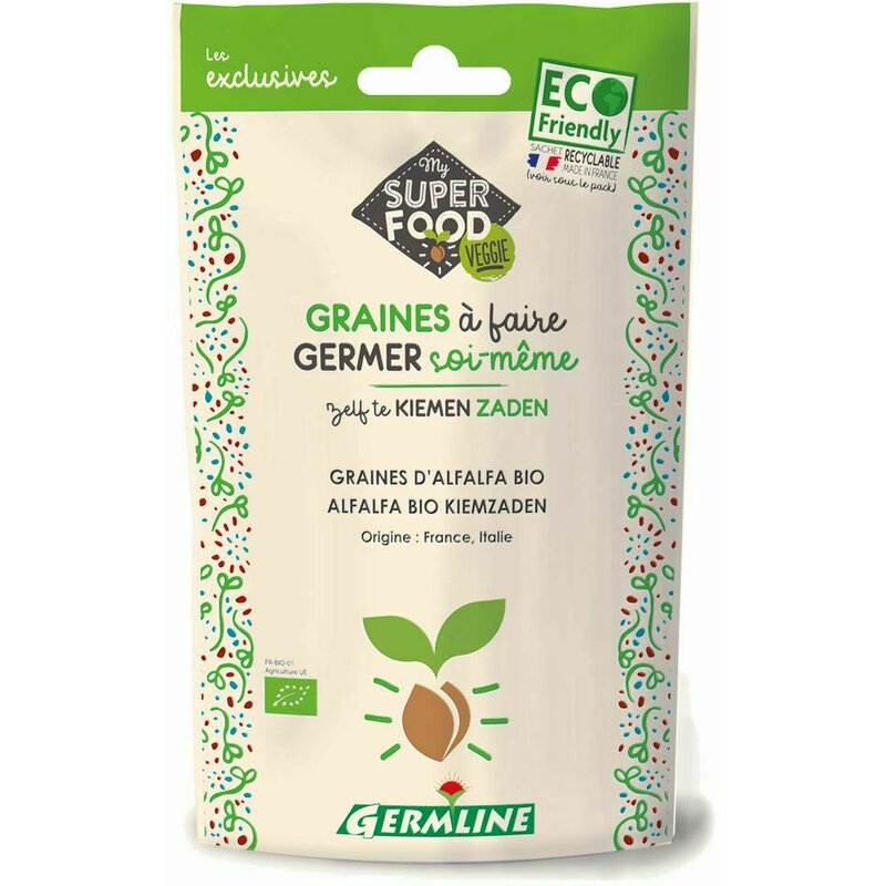 Alfalfa seminte pentru germinat bio 150g