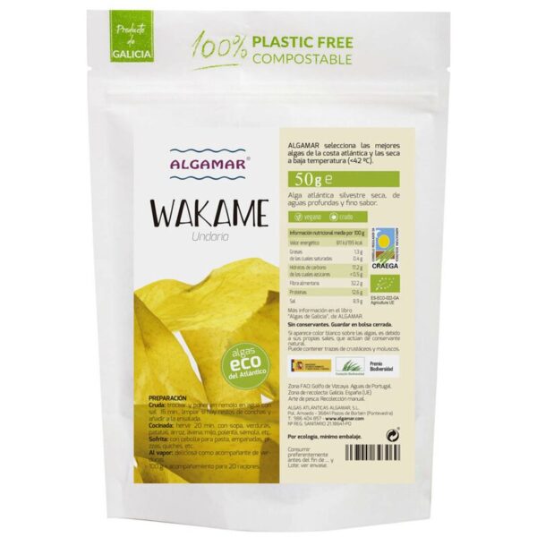 Alge Atlantic Wakame raw