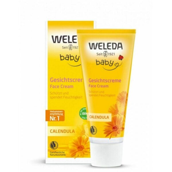 BABY Crema faciala hidratanta cu galbenele