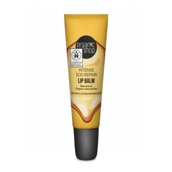 Balsam de buze SOS Repair cu unt de shea si ceara de albine
