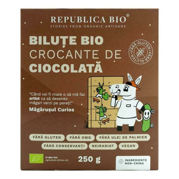 Bilute Bio crocante de ciocolata FARA GLUTEN Republica BIO