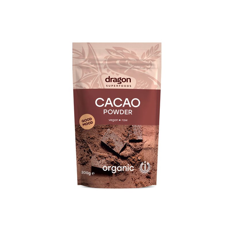 Cacao pudra organica raw 200g DS