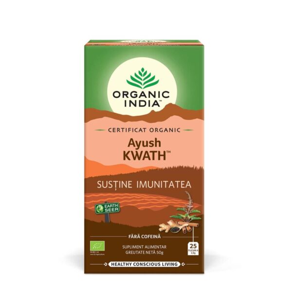 Ceai Tulsi (Busuioc Sfant) Ayush Kwath - Sustine imunitatea