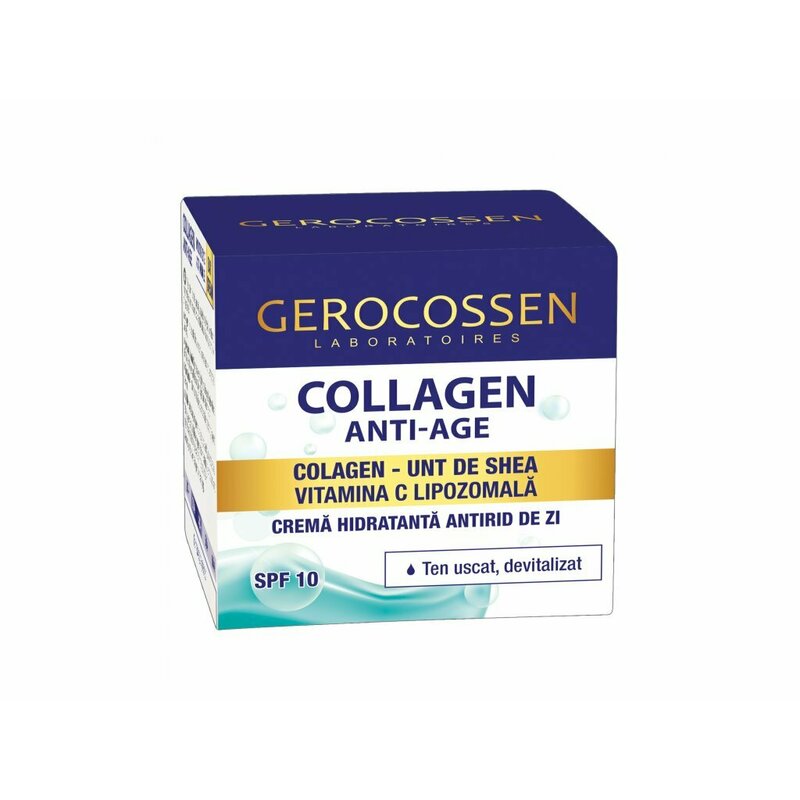 Crema hidratanta antirid de zi SPF 10 Collagen Anti-Age 50ml