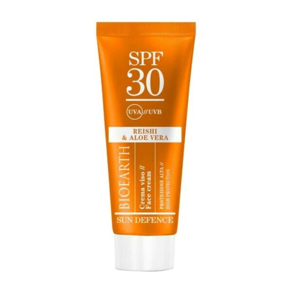 Crema solara ten SPF30 cu ganoderma si aloe - Sun Defence Bioearth