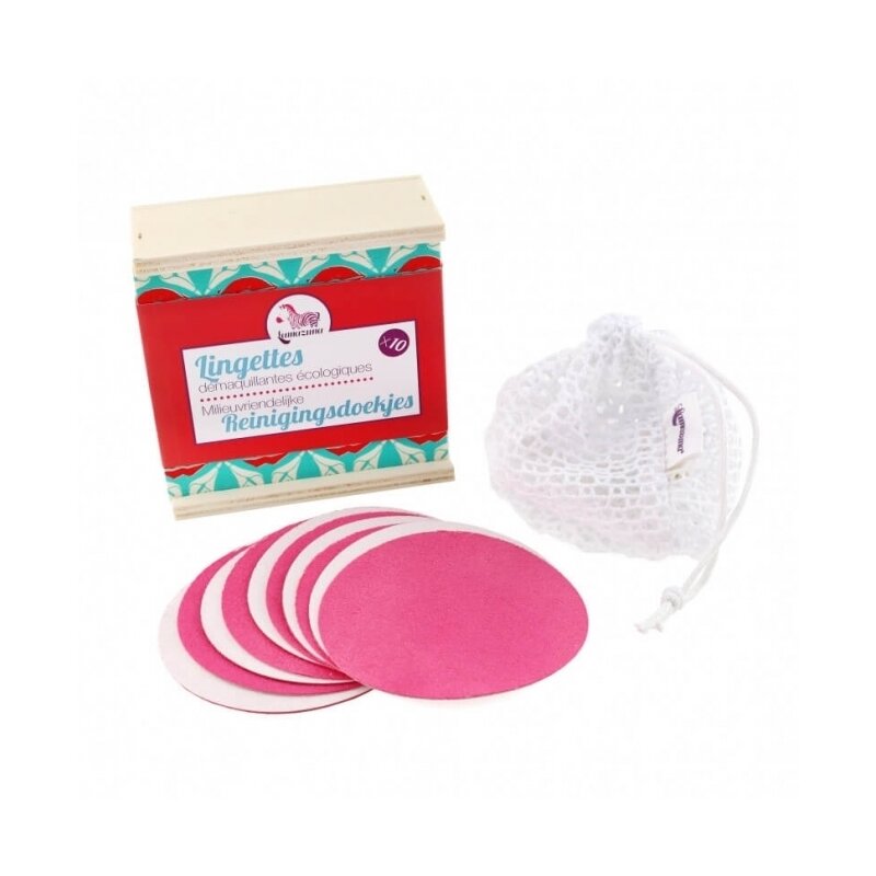 Dischete demachiante reutilizabile - zero waste - set de 10 bucati