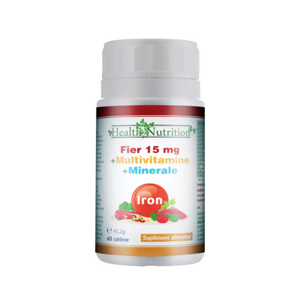Fier 15 mg + Multivitamine + Minerale