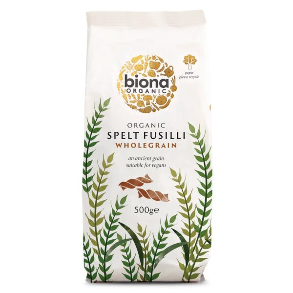 Fusilli din grau spelta integral eco