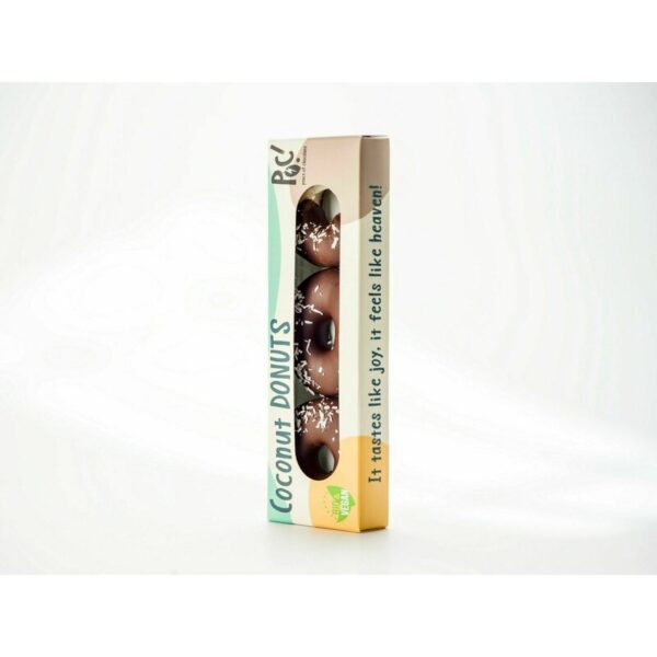 Gogosi cu ciocolata neagra si cocos