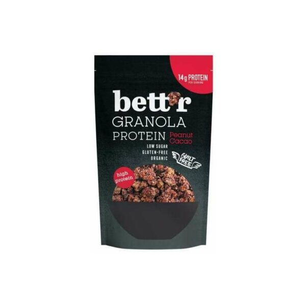 Granola proteica cu alune si cacao fara gluten