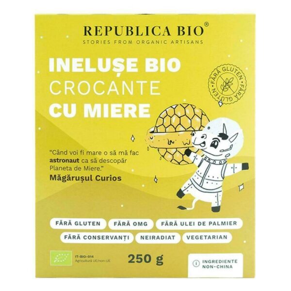 Ineluse Bio crocante cu miere FARA GLUTEN Republica BIO