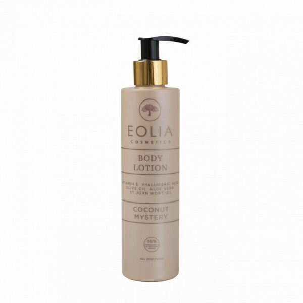 Lotiune de Corp Naturala cu Acid Hialuronic si Vitamina E si Cocos 250 ml / 8.45 fl. oz