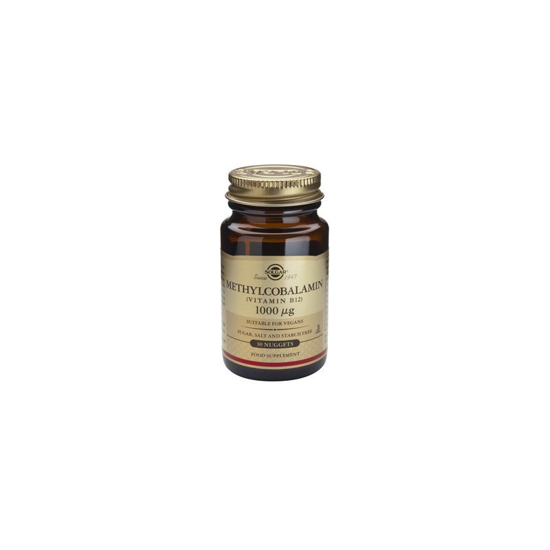 Methylcobalamin (Vitamina B12) 1000mcg 30tb (Metilcobalamina) SOLGAR Methylcobalamin (Vitamina B12) 1000mcg 30tb (Metilcobalamina) SOLGAR