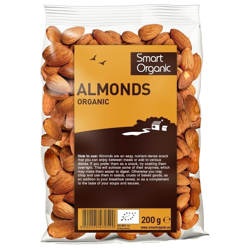 Migdale Organice Raw 200 g SO