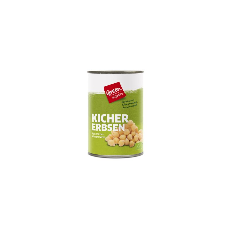 Naut boabe conserva bio 400g Green Organics