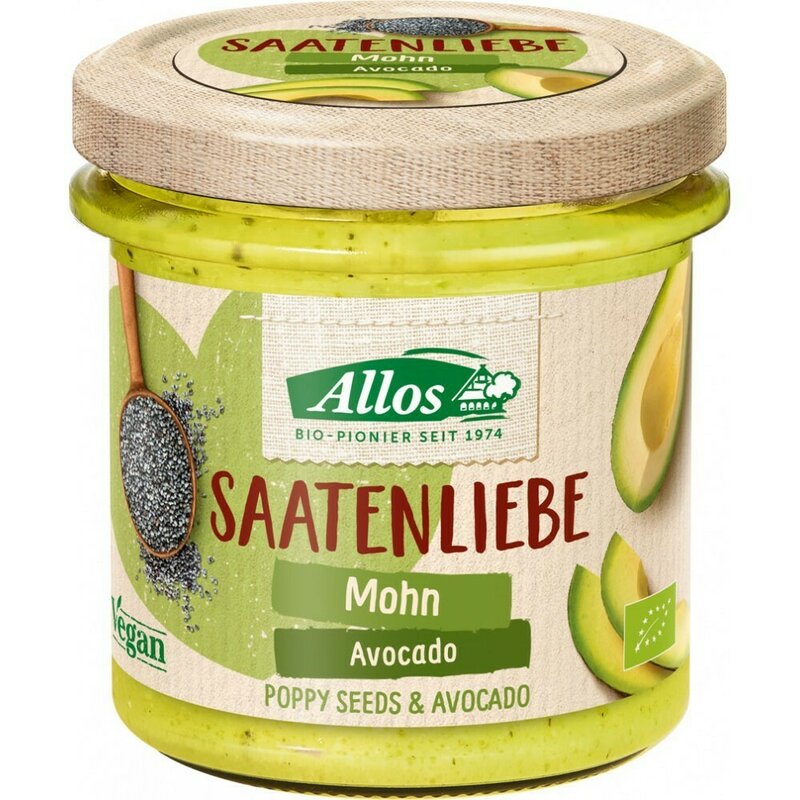 Pasta tartinabila din avocado cu seminte de mac