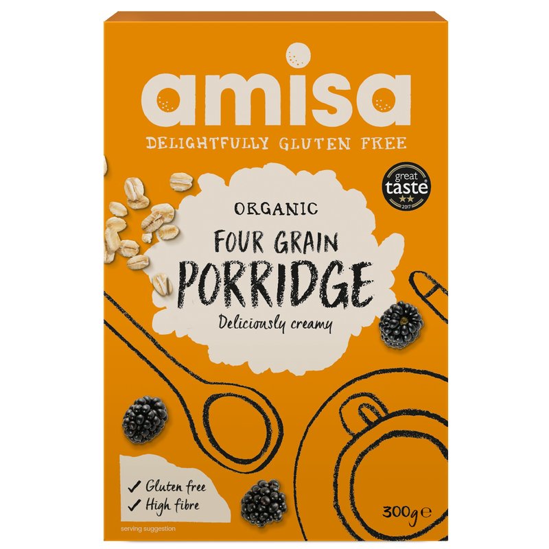 Porridge din 4 cereale fara gluten bio 300g