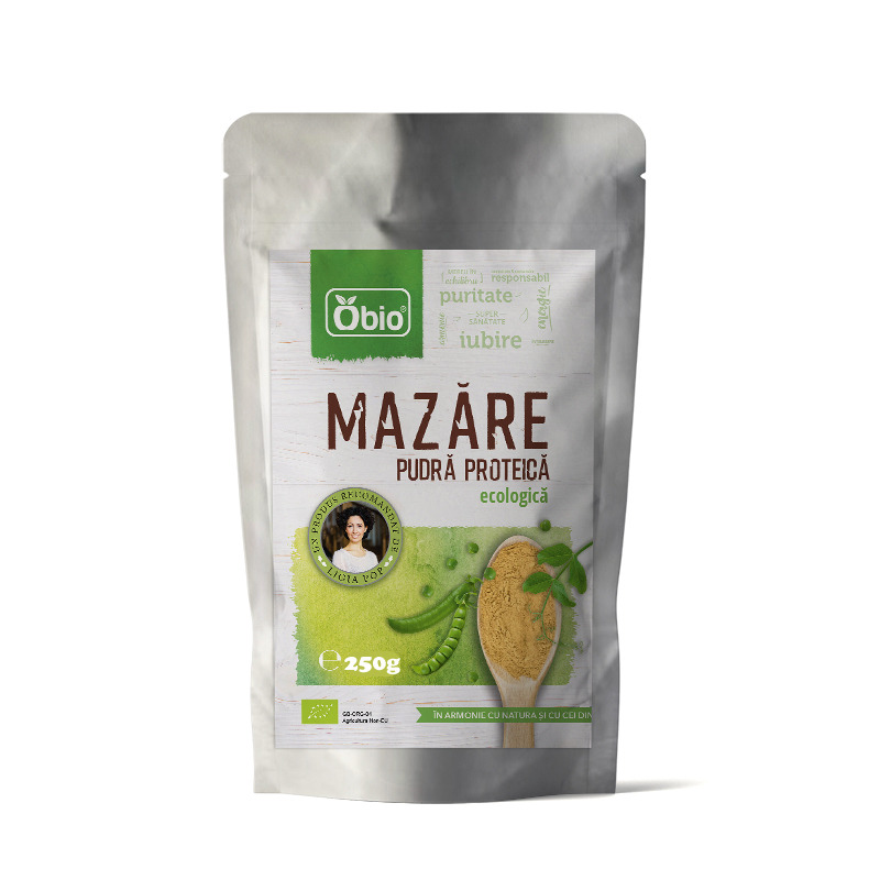 Proteina din mazare pulbere premium bio