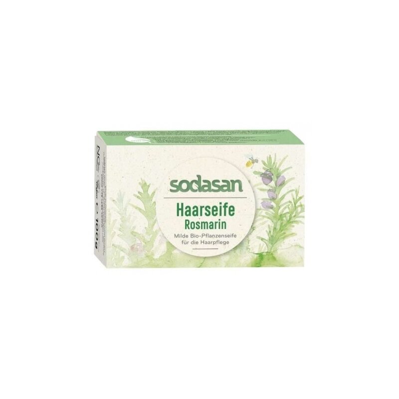 Sampon Solid pentru Par cu Rozmarin 100 gr Sodasan Sampon Solid pentru Par cu Rozmarin 100 gr Sodasan