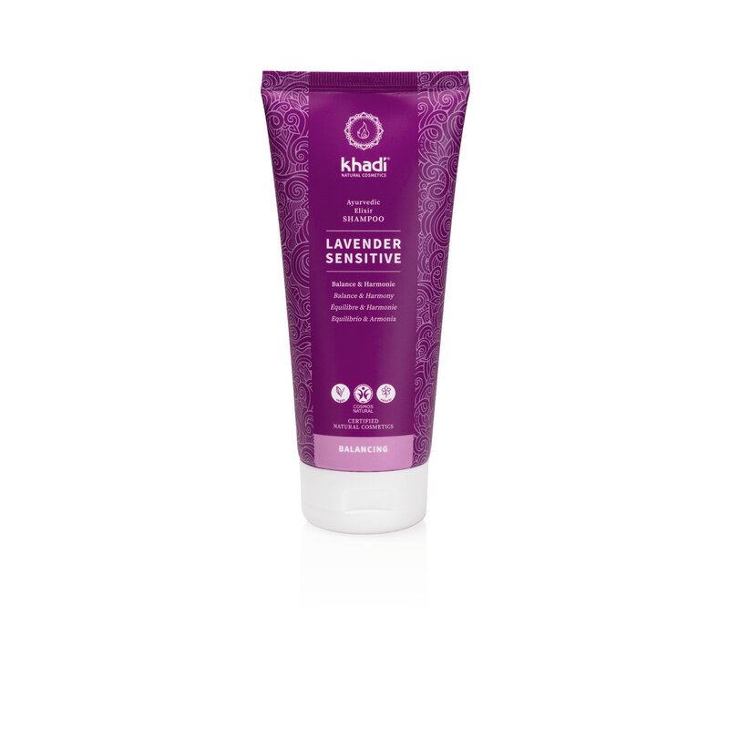 Sampon ayurvedic cu lavanda pentru scalp sensibil