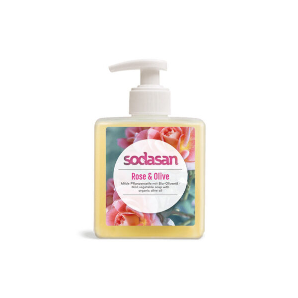 Săpun bio lichid din plante Trandafiri-Măsline 300ml