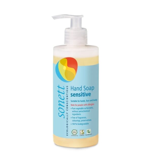 Sapun lichid - gel de dus ecologic SENSITIVE 300ml