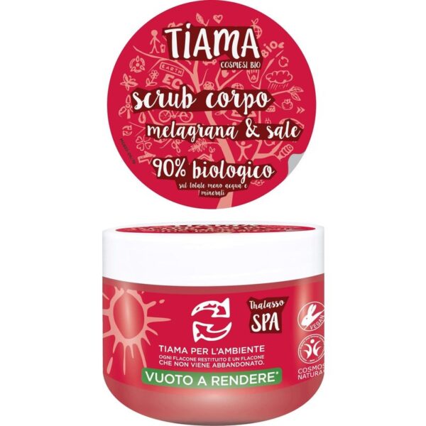 Scrub pentru corp cu rodie si sare