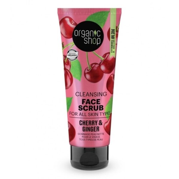 Scrub pentru ten cu cirese si ghimbir Cherry & Ginger