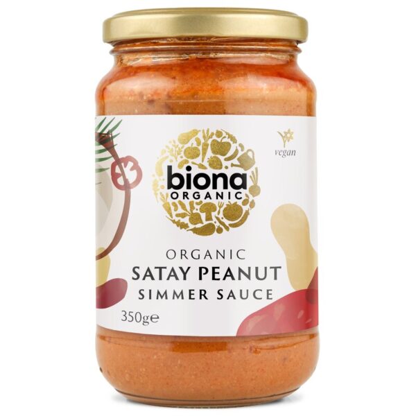 Sos Satay cu crema de arahide bio 350g Biona