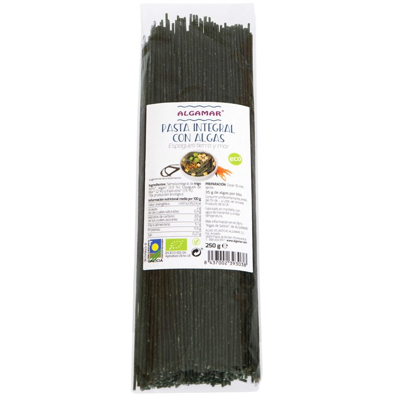 Spaghetti integrale cu alge marine bio