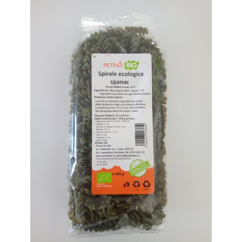 Spirale eco cu spanac