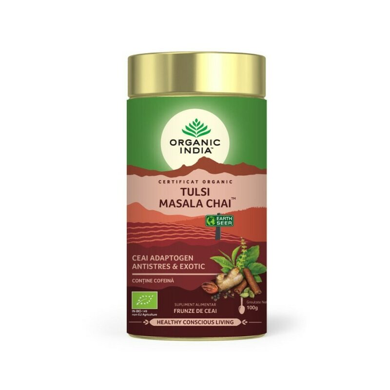 Tulsi (Busuioc Sfant) Masala Chai - Relaxant & Regenerant