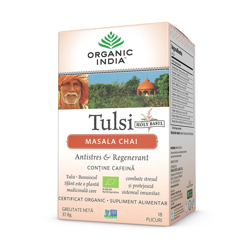 Tulsi (Busuioc Sfant) Masala Chai | Relaxant & Regenerant