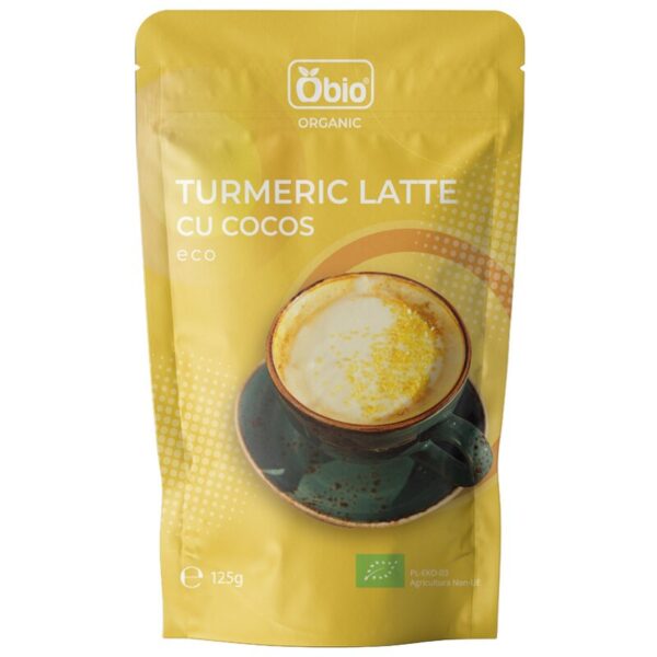 Turmeric latte cu cocos bio