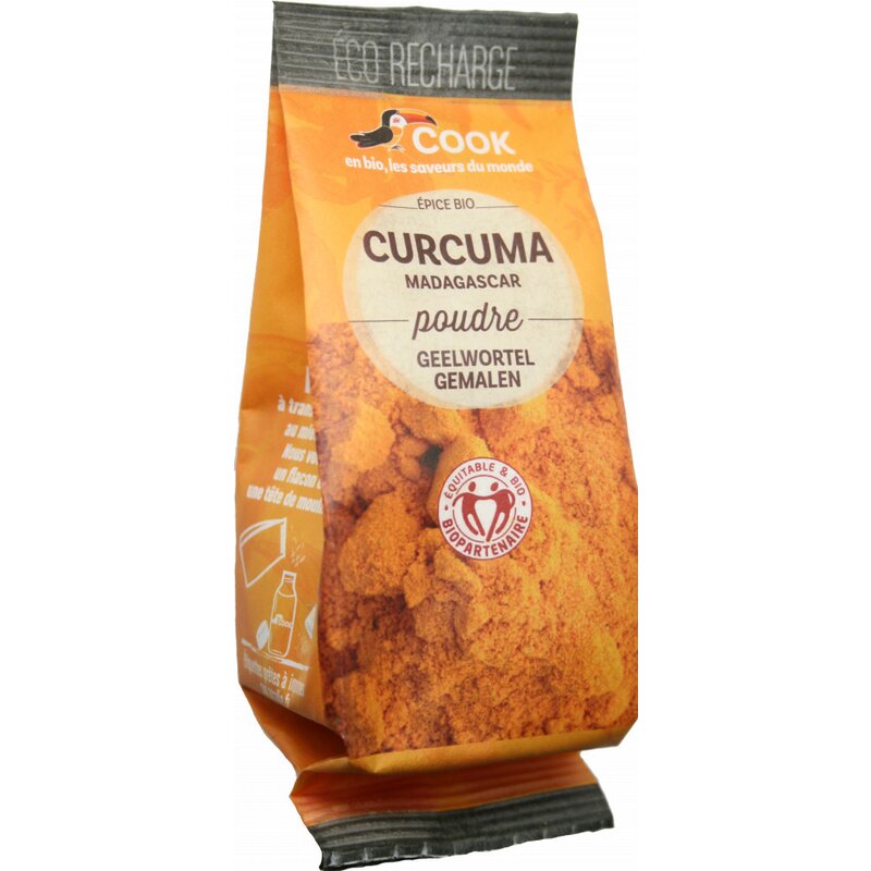 Turmeric pudra bio 35g refill Cook Turmeric pudra bio 35g refill Cook