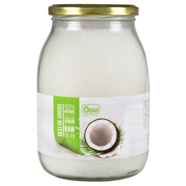 Ulei de cocos virgin raw bio