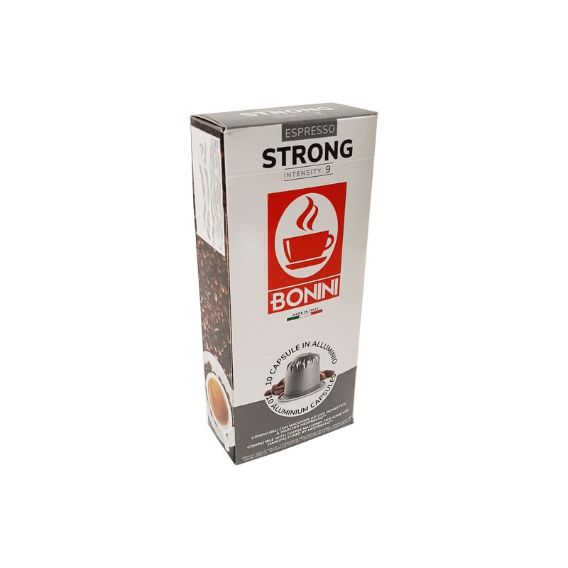 Bonini Strong 10 capsule cafea compatibile Nespresso