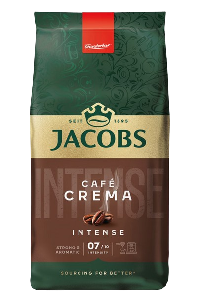 Jacobs Cafe Crema Intense 1kg cafea boabe