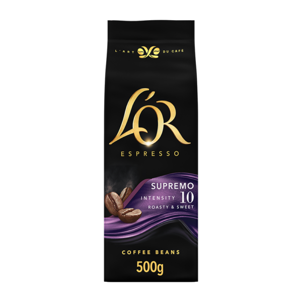 L'Or Espresso Supremo cafea boabe 500g